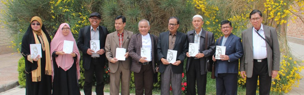 The University of Religions and Denominations hosted a number of Indonesian professors from Raden Fath University on April 14th, coinciding with Holy Prophet's Mab'ath.