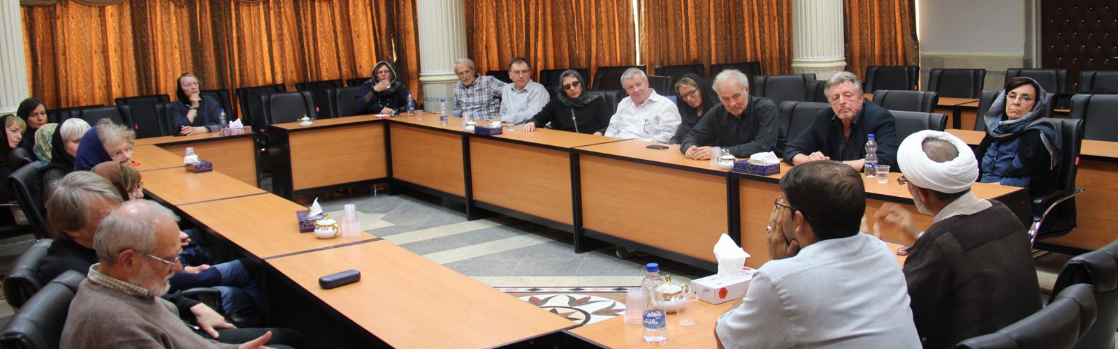 A group of French cultural tourists visited the University of Religions and Denominations (URD) on March 6th and got familiar with educational and research activities at the University.